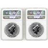 Image 2 : Lot of (2) 2018 Niue $2 Star Wars Stormtrooper Silver Coins NGC MS70 Early Relea