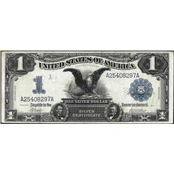 1899 $1 Black Eagle Silver Certificate Note