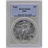 Image 1 : 2003 $1 American Silver Eagle Coin PCGS MS69