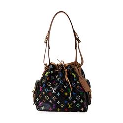 Louis Vuitton Black Multicolor Monogram Noe Bucket Bag