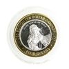 Image 1 : .999 Silver Four Queens Casino Hotel Las Vegas $10 Limited Edition Gaming Token