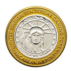 .999 Silver McCarran International Airport Las Vegas, NV $10 Limited Casino Toke