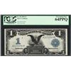 Image 1 : 1899 $1 Black Eagle Silver Certificate Note Fr.236 PCGS Very Choice New 64PPQ