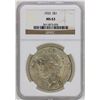 Image 1 : 1923 $1 Peace Silver Dollar Coin NGC MS63