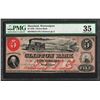 Image 1 : 1859 $5 Clinton Bank Westernport, MD Obsolete Note PMG Choice Very Fine 35