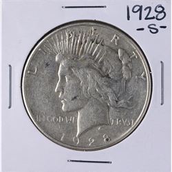 1928-S $1 Peace Silver Dollar Coin