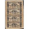 Image 1 : Uncut Sheet of 1853 $5 Canal Bank Obsolete Notes