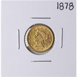 1878 $2 1/2 Liberty Head Quarter Eagle Gold Coin