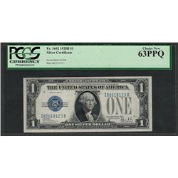 1928B $1 Funnyback Silver Certificate Note Fr.1602 PCGS Choice New 63PPQ