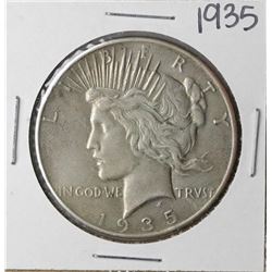 1935 $1 Peace Silver Dollar Coin