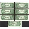 Image 2 : Lot of (7) Consecutive 1957 $1 Silver Certificate Notes