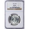 Image 1 : 1943 Walking Liberty Half Dollar Coin NGC MS66