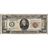 Image 1 : 1934A $20 Federal Reserve WWII Emergency Hawaii Note