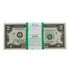 Image 1 : Pack of (100) Consecutive 1976 $2 Federal Reserve Notes San Francisco