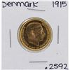 Image 1 : 1915 Denmark 20 Kroner Gold Coin