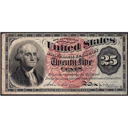 March 3, 1863 Fourth Issue Twenty Five Cent Fractional Currency Note
