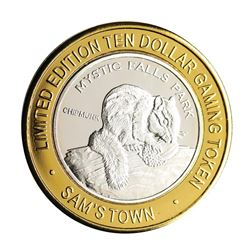 .999 Silver Sam Boyd's Sam's Town $10 Casino Gaming Token Limited Edition