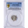 Image 1 : 1876-B Germany-Empire 20 Pfennig Coin PCGS MS64