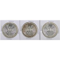 Lot of (3) 1985Mo Mexico Silver Libertad Coins