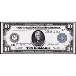 1914 $10 Federal Reserve Note Philadelphia