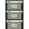 Image 2 : Lot of (3) 1935D $1 Silver Certificate Notes PMG Gem Uncirculated 65EPQ