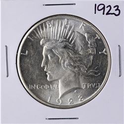 1923 $1 Peace Silver Dollar Coin