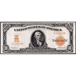 1907 $10 Gold Certificate Note