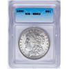 Image 1 : 1890 $1 Morgan Silver Dollar Coin ICG MS62