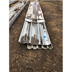 2 12.5x3.2ft tin sheets, 6 25x3.2ft tin sheets