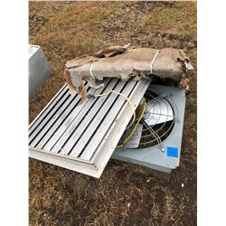 Exhaust Fan with one power cover and one cover