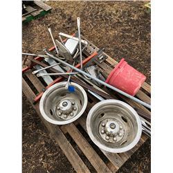 Wheel Covers, Mirror extensions, box rails, shovels