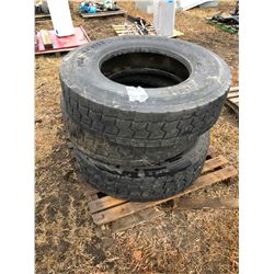 3 Roadmaster Tires size 11R22.5