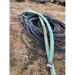 Various size drain hose and 1 1/2” IPS Pipe