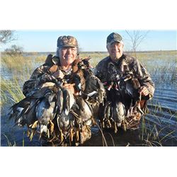 Duck and Dove Hunting in Argentina for 4 Hunters