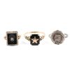 Image 1 : A Trio 14k, 10k, Sterling Rings