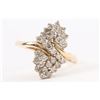 Image 2 : A 14K Gold & Diamond Cluster Ring
