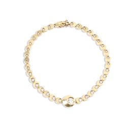 A 14K Gold & Diamond Tennis Bracelet