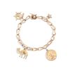 Image 1 : A 10K Gold Charm Bracelet