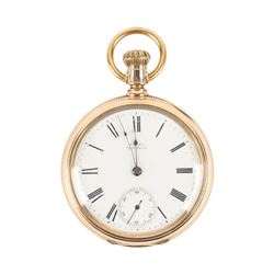 Waltham, 14K "Hillside" Pocket Watch
