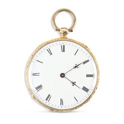 Aiguilles Courvoisier & Fils, 18K Pocket Watch