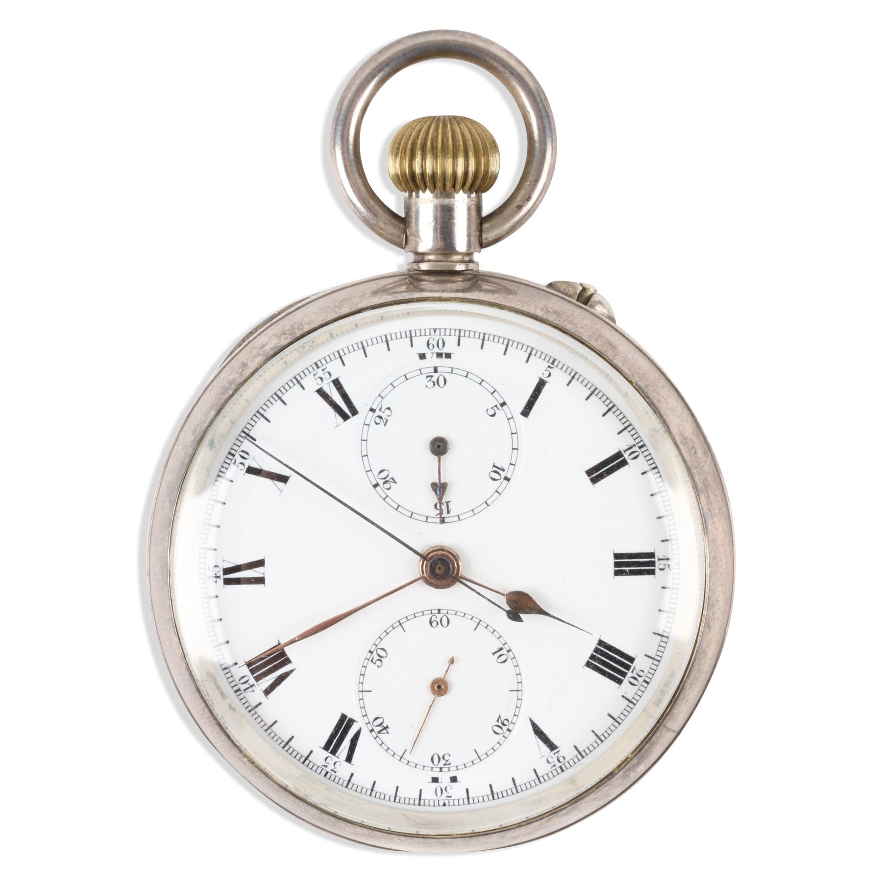 Swiss, Chronograph Pocket Watch
