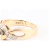Image 12 : A Birks 14K Gold & Diamond Ring