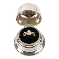 A Birks 14K Gold & Diamond Ring