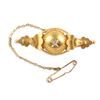 Image 1 : A Victorian 15K Yellow Gold & Diamond Bar Pin