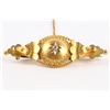 Image 2 : A Victorian 15K Yellow Gold & Diamond Bar Pin