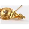 Image 3 : A Victorian 15K Yellow Gold & Diamond Bar Pin