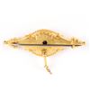 Image 6 : A Victorian 15K Yellow Gold & Diamond Bar Pin