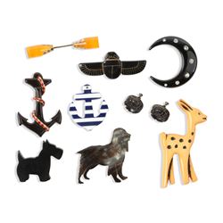 Assorted Bakelite Pins