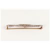 Image 4 : A Victorian Enameled 14K Filigree & Diamond Bar Pin