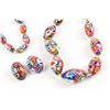 Image 2 : A Murano Millefiori Beaded Necklace